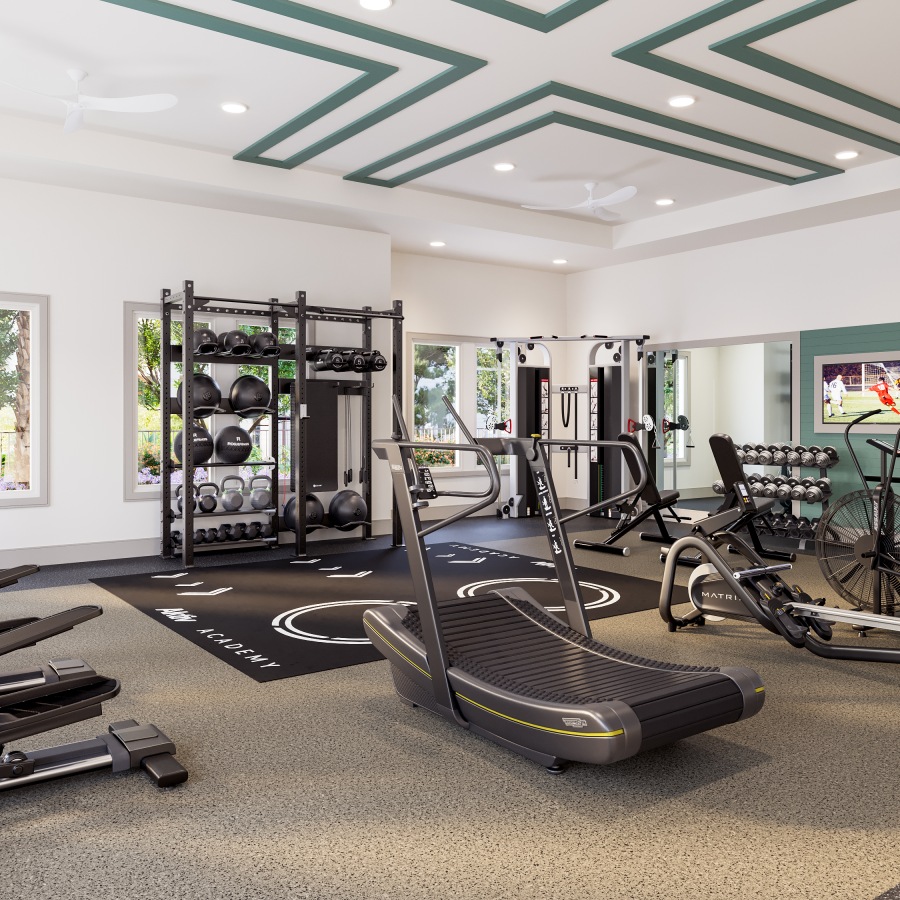 24 hour gym at Selene